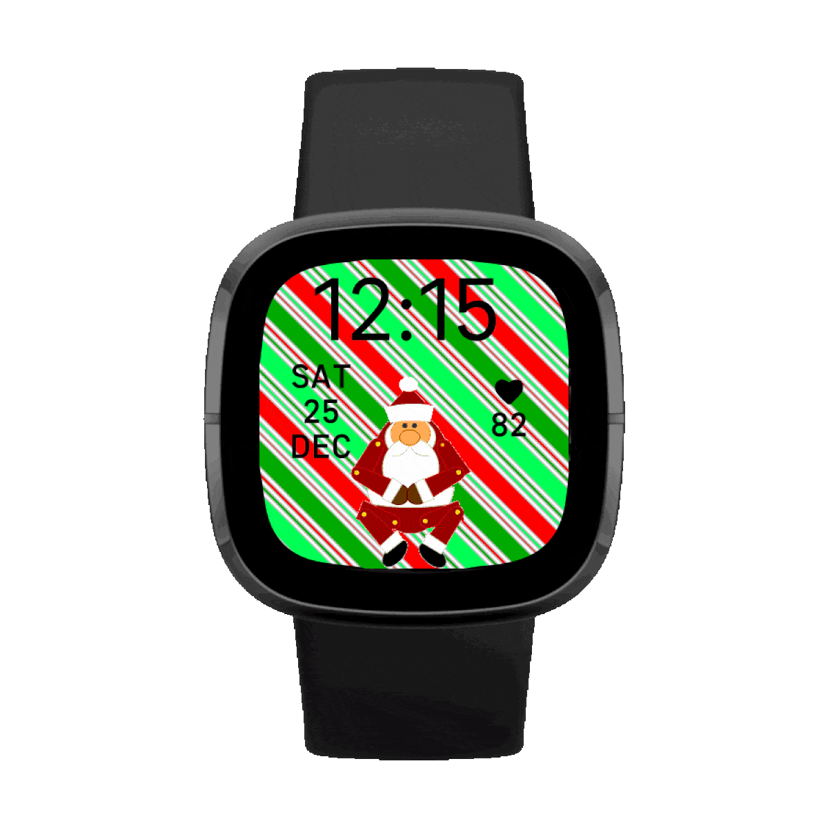 Santa Claus Gettin' Jiggy watch face