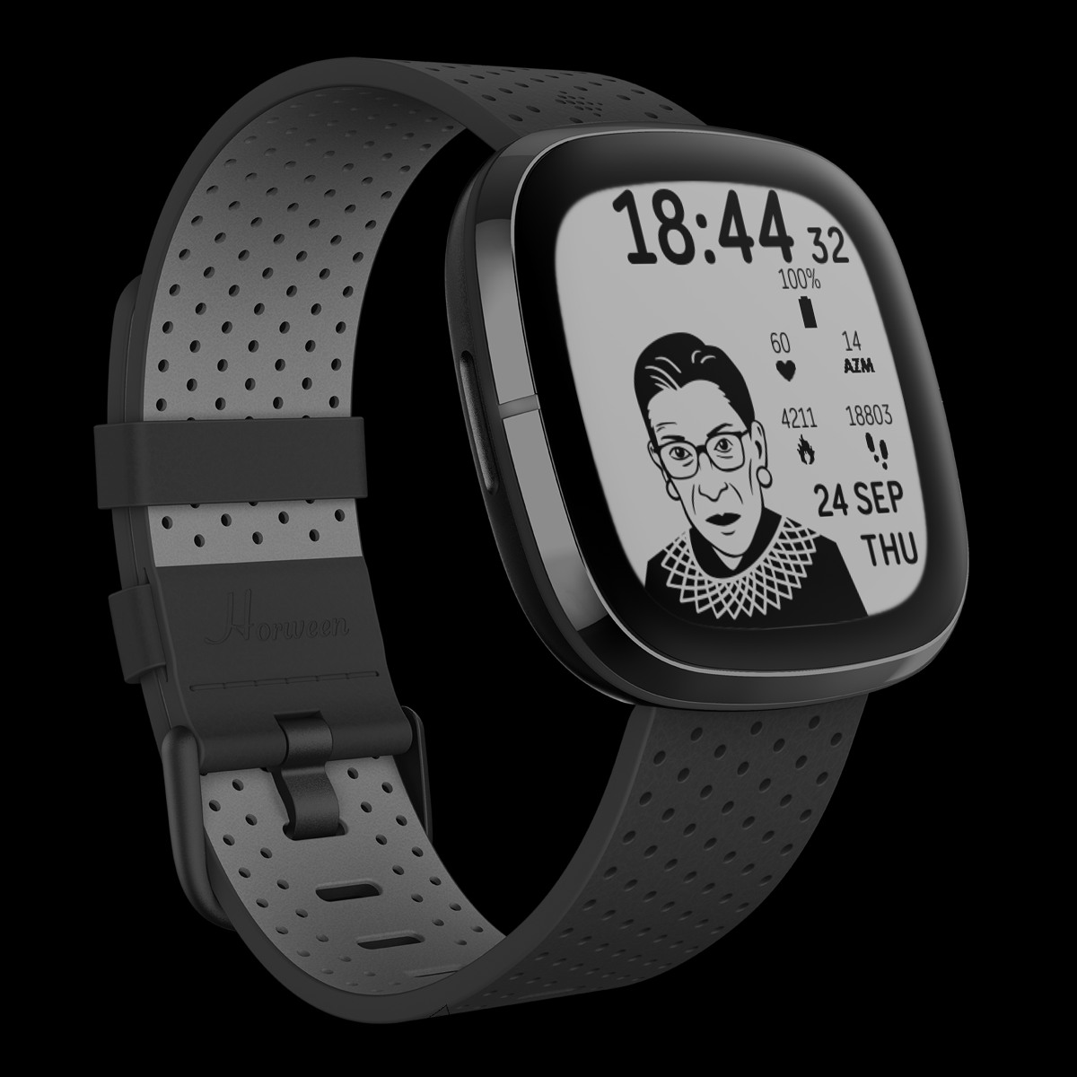 Notorious RBG Ruth Bader Ginsburg Tribute Watch Face for Fitbit